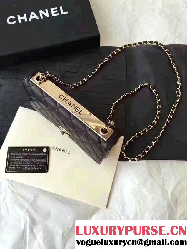 Chanel Lambskin Metal Wallet On Chain WOC Bag A80982 2017
