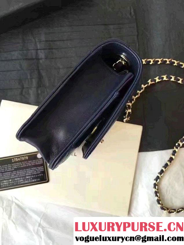 Chanel Lambskin Metal Wallet On Chain WOC Bag A80982 2017