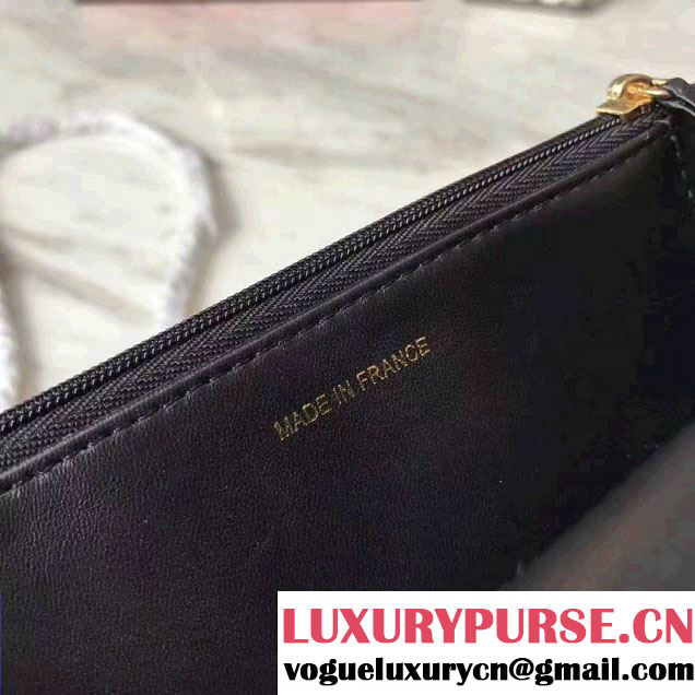 Chanel Croco Pattern Wallet On Chain WOC Bag 2017