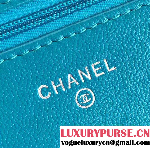Chanel Croco Pattern Wallet On Chain WOC Bag 2017