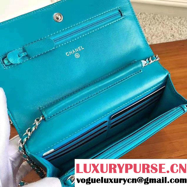 Chanel Croco Pattern Wallet On Chain WOC Bag 2017