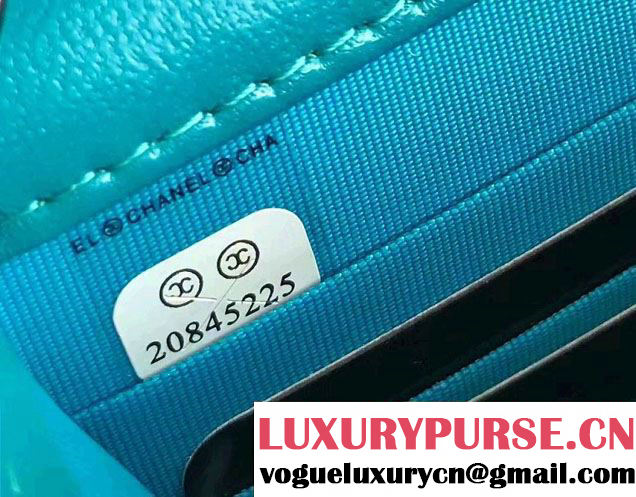 Chanel Croco Pattern Wallet On Chain WOC Bag 2017