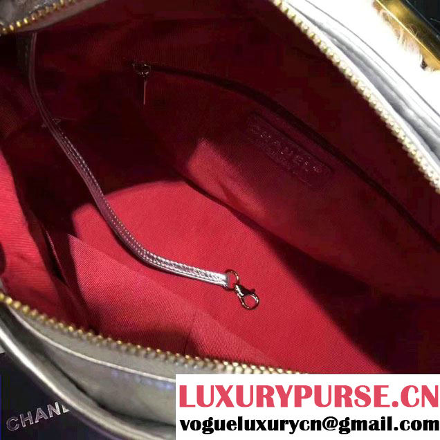Chanel Gabrielle Medium Hobo Bag A91810 Sliver 2017