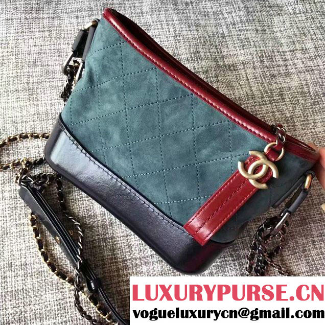 Chanel Gabrielle Small Hobo Bag A91810 Red/Blue/Navy Blue 2017