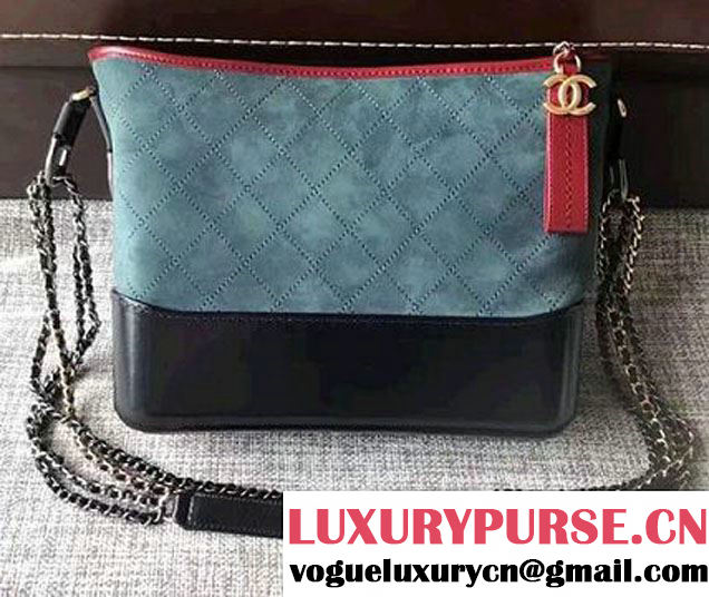 Chanel Gabrielle Medium Hobo Bag A91810 Red/Blue/Navy Blue 2017