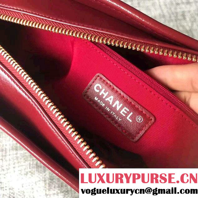 Chanel Gabrielle Medium Hobo Bag A91810 Red/Blue/Navy Blue 2017