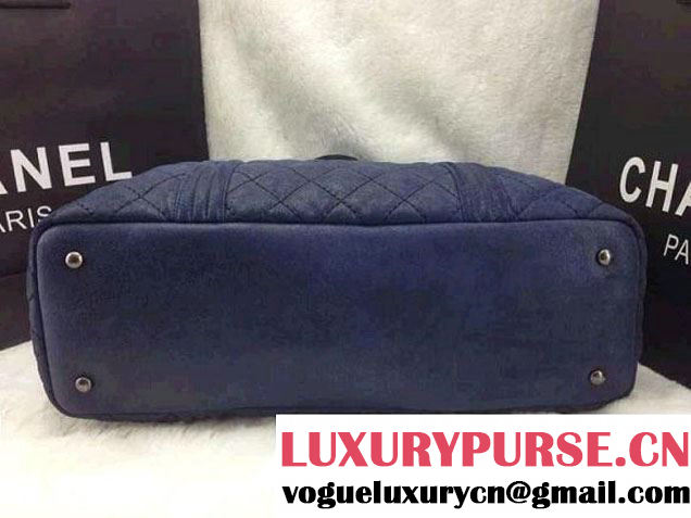 Chanel Blue Boy Chanel Gentle Shopping Bag