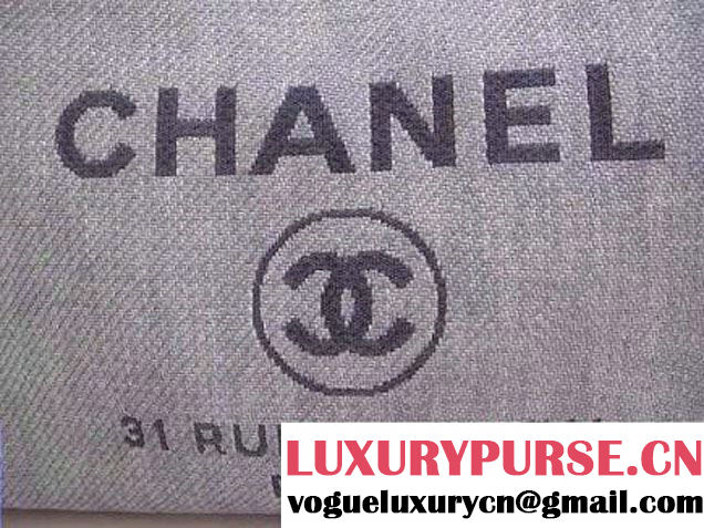 Chanel Light Blue Deauville Canvas Tote Medium Bag 2014
