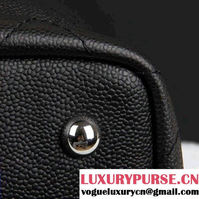 Chanel Black Shopping Fever Tote Bag