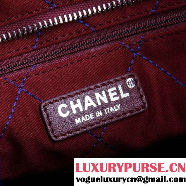 Chanel Blue Shopping Fever Tote Bag