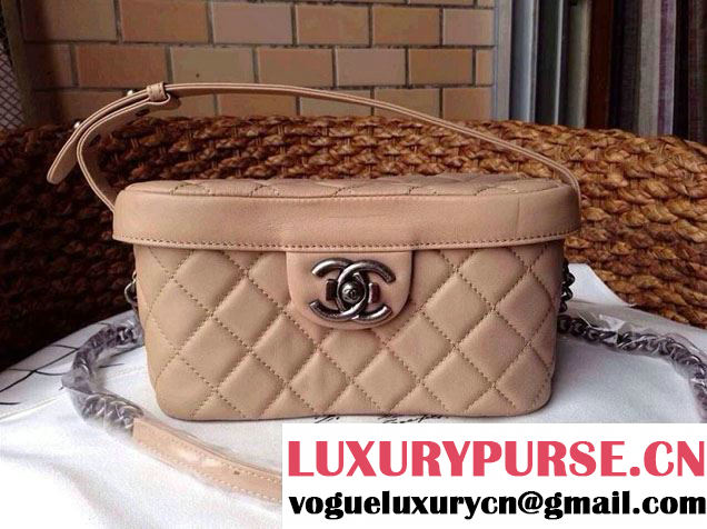 Chanel Beige Vanity Case Bag Cruise 2014