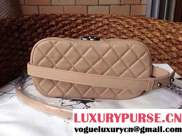 Chanel Beige Vanity Case Bag Cruise 2014