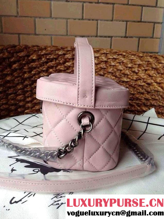 Chanel Pale Pink Vanity Case Bag Cruise 2014