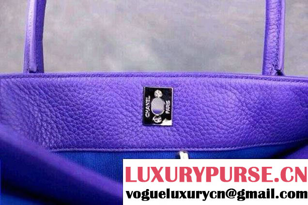 Chanel Cerf Tote Bag in Violet