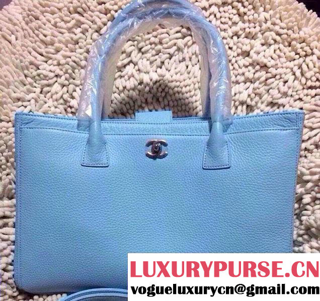 Chanel Cerf Tote Bag in Baby Blue