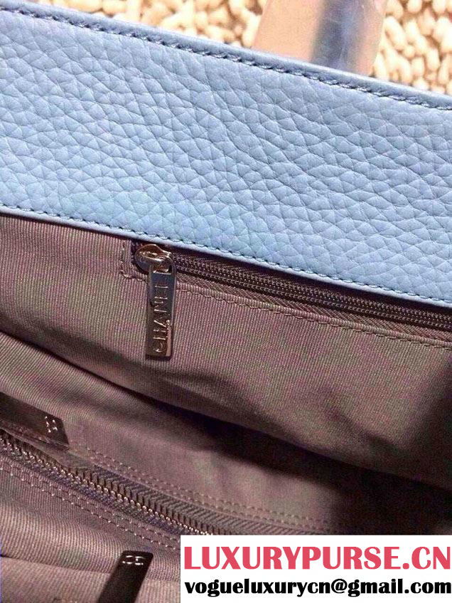 Chanel Cerf Tote Bag in Baby Blue
