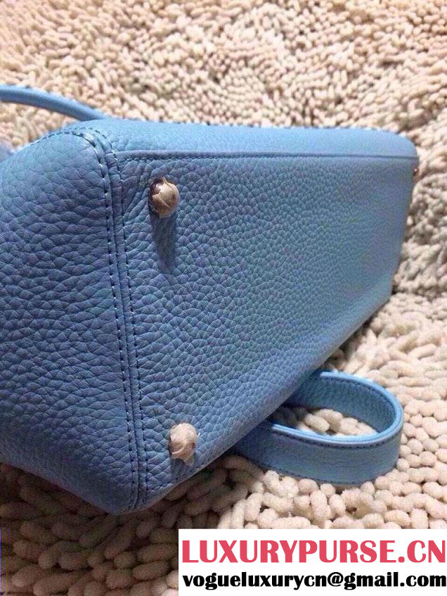 Chanel Cerf Tote Bag in Baby Blue