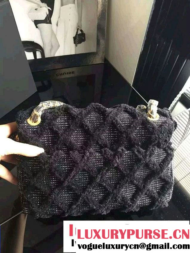 Chanel Beaded Pearl Large Shopping Tote in Black - Spring Summer 2014
