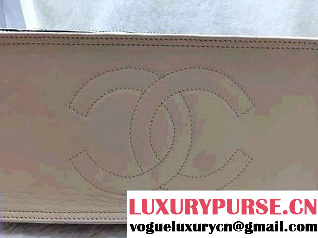 Chanel Navy Coco Sailor with Pearl Chain Tote Bag White 2014