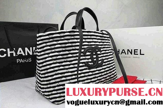 Chanel Navy Coco Sailor Tote Bag - Cruise 2014