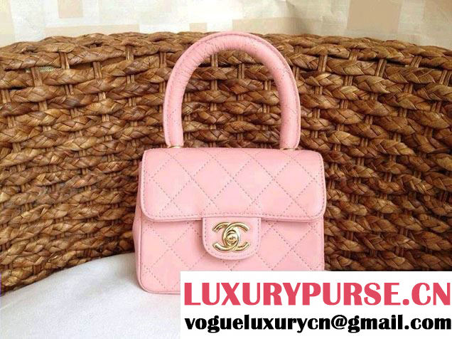 Chanel Mini Tote Bag in Pink 2014