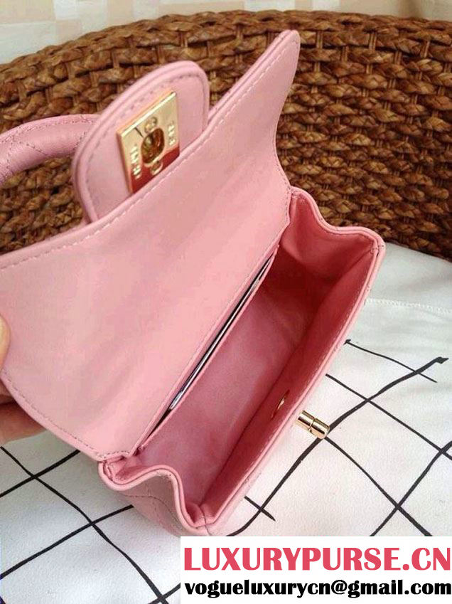 Chanel Mini Tote Bag in Pink 2014
