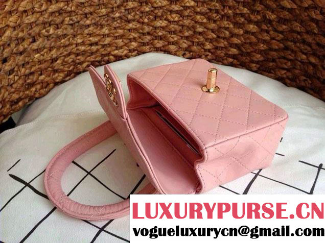 Chanel Mini Tote Bag in Pink 2014