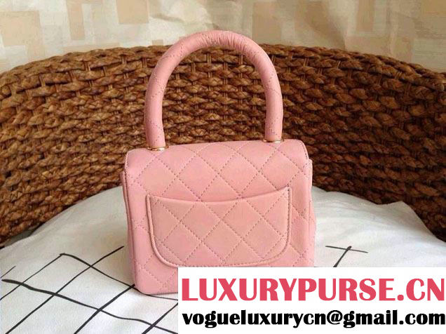 Chanel Mini Tote Bag in Pink 2014