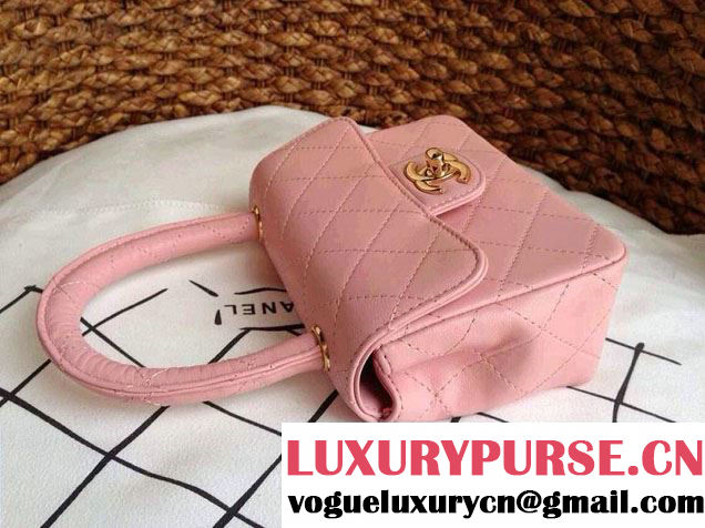 Chanel Mini Tote Bag in Pink 2014