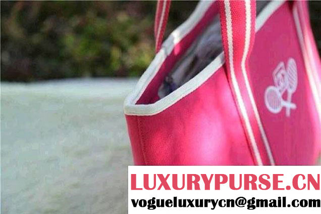 Chanel Canvas Tote Bag Rosy