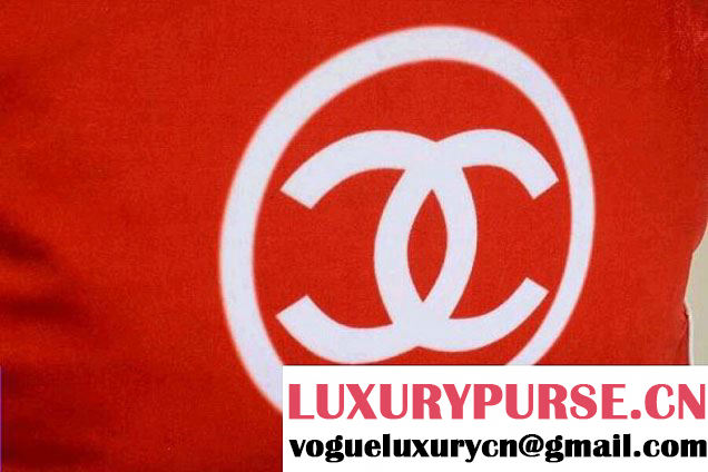 Chanel Velvet Shopping Tote Bag Cerise 2014