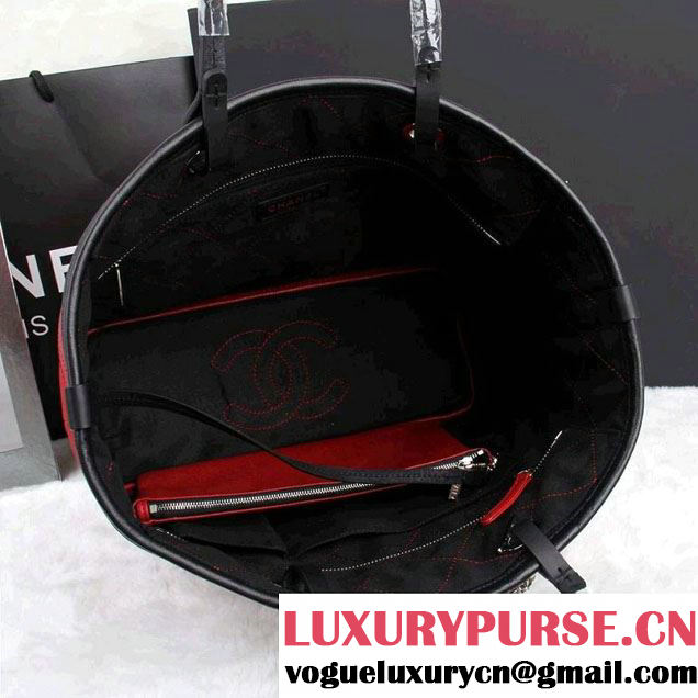 Chanel Shopping Fever Tote Bag in Red