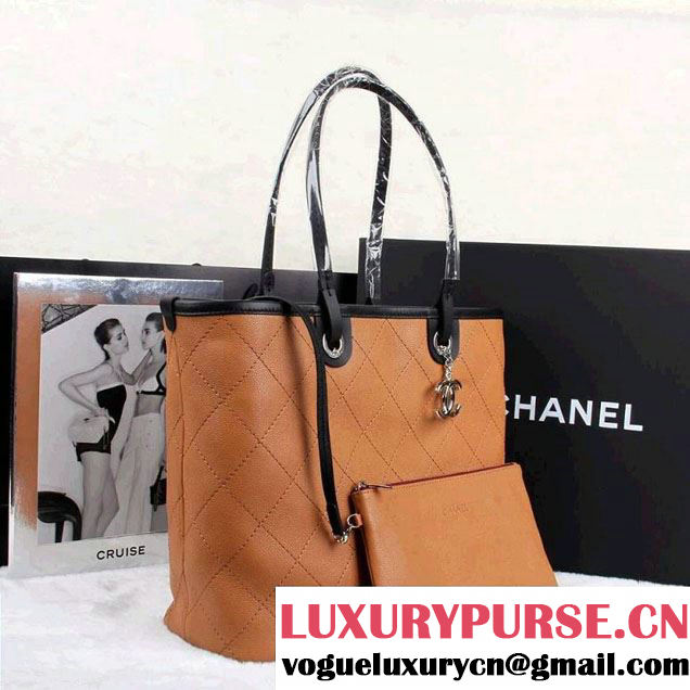 Chanel Shopping Fever Tote Bag in Khaki
