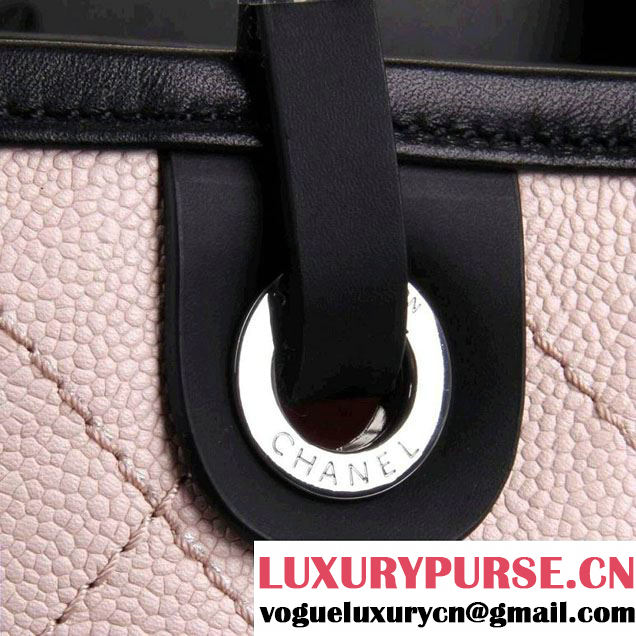 Chanel Shopping Fever Tote Bag in Pale Pink