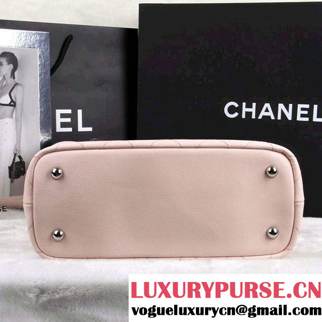 Chanel Shopping Fever Tote Bag in Pale Pink