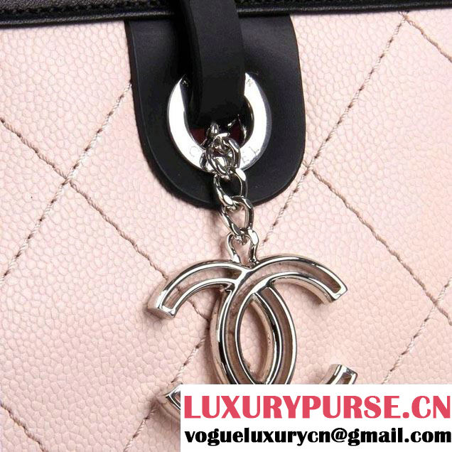 Chanel Shopping Fever Tote Bag in Pale Pink