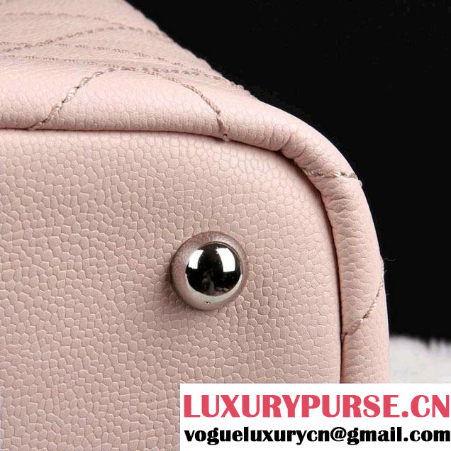 Chanel Shopping Fever Tote Bag in Pale Pink
