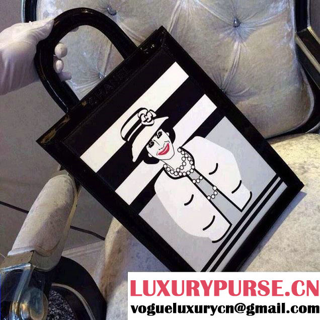Chanel Miss Coco Tote Bag Black 2015