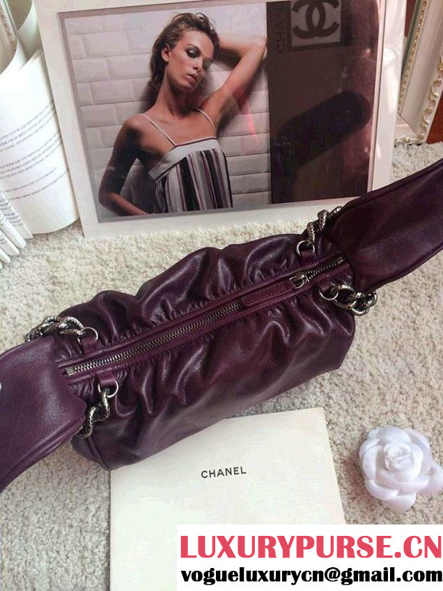 Chanel Clutch Tote Bag Date Red with Embellished Hardware 2015