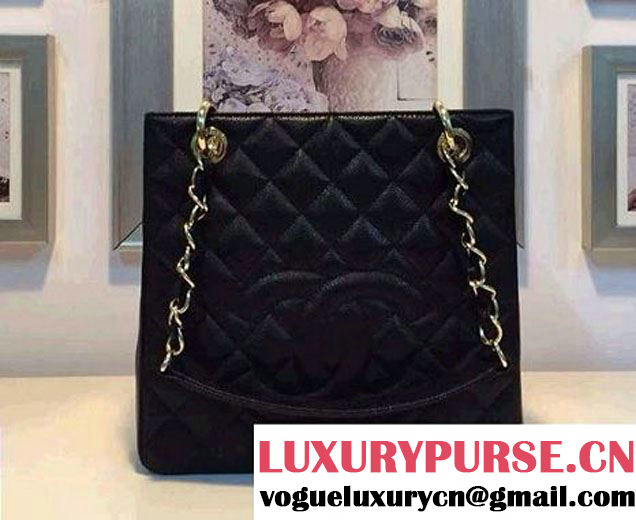 Chanel PST Petite Shopping Tote Bag A20994 Black