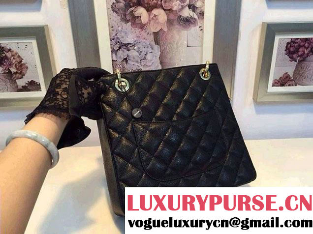 Chanel PST Petite Shopping Tote Bag A20994 Black