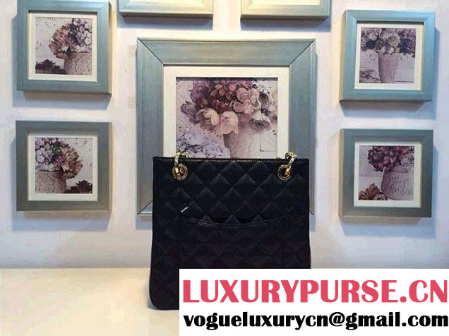 Chanel PST Petite Shopping Tote Bag A20994 Black