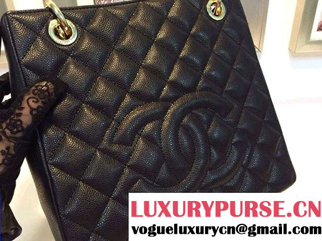 Chanel PST Petite Shopping Tote Bag A20994 Black