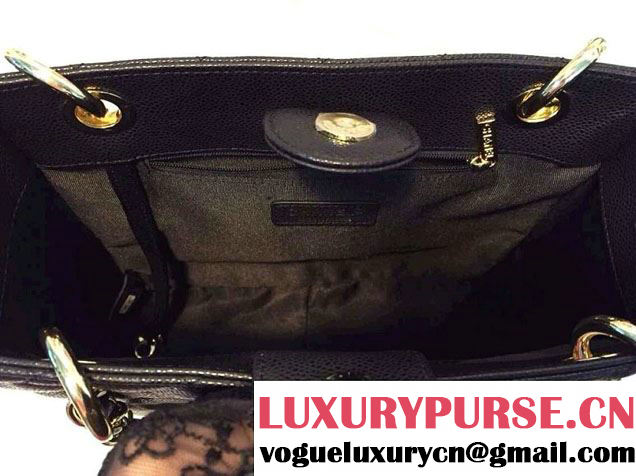 Chanel PST Petite Shopping Tote Bag A20994 Black