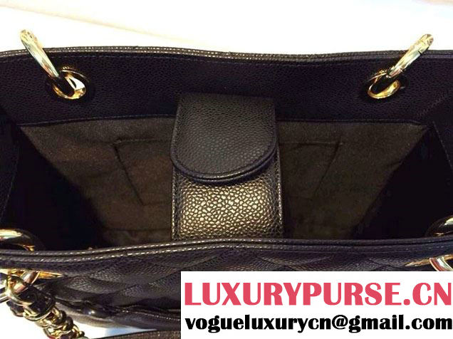 Chanel PST Petite Shopping Tote Bag A20994 Black