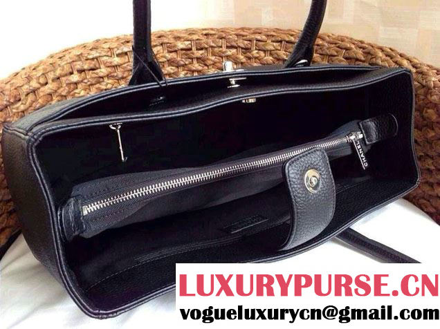 Chanel Cerf Tote Bag Black