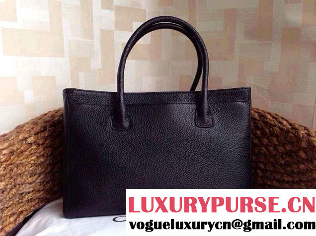 Chanel Cerf Tote Bag Black