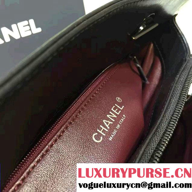 Chanel Propeller Shoulder Tote Bag Black 2016