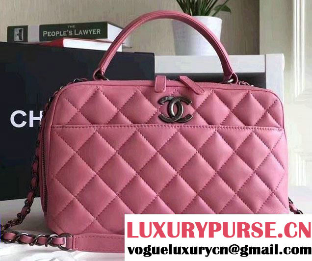 Chanel Trendy CC Bowling Small Bag A69924 Pink 2016