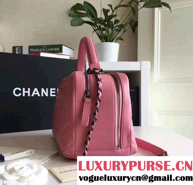 Chanel Trendy CC Bowling Small Bag A69924 Pink 2016